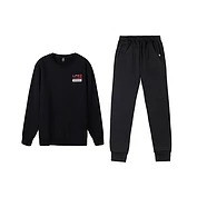 佳燦衛(wèi)衣套裝男秋冬季新款運動服加絨長袖寬松休閑套頭衫潮