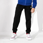 佳燦童裝長褲中大童春夏款褲子透氣彈力腰簡約利落兒童舒適針織褲