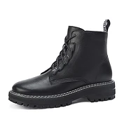 佳燦女鞋 冬季新款靴子百搭粗跟英倫風(fēng)鞋子女潮鞋短靴馬丁靴女