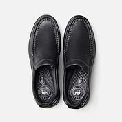 佳燦男鞋秋季新款圓頭商務皮鞋男平底舒適休閑鞋防滑通勤鞋