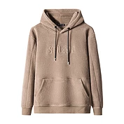 佳燦男裝 秋季新款時尚連帽衛(wèi)衣男立體字母繡花搖粒絨衛(wèi)衣男