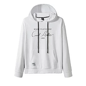 佳燦連帽衛(wèi)衣男秋季新款潮流ins港風(fēng)白色長袖寬松百搭上衣