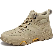 佳燦男鞋 新款潮流工裝靴運動高幫靴復(fù)古時尚休閑拼接馬丁靴男