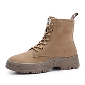 佳燦女鞋 冬季新款時(shí)尚短靴女秋冬簡(jiǎn)約靴子系帶馬丁靴女