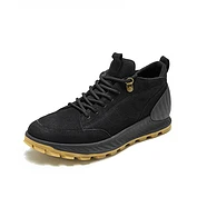 佳燦佳燦男鞋新款秋冬新品潮流百搭中幫牛皮磨砂網(wǎng)布工裝休閑靴