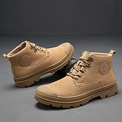佳燦戶外休閑鞋男 秋冬復(fù)古情侶工裝潮靴國潮時尚保暖絨舒適靴