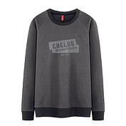 佳燦男裝 秋季新款男士青年時尚圓領(lǐng)字母印花休閑衛(wèi)衣服