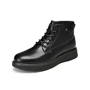 佳燦男鞋秋季新款馬丁靴真皮百搭潮流時尚英倫風(fēng)工裝靴男潮鞋