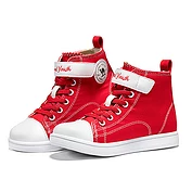 佳燦童鞋兒童帆布鞋秋冬新款男童女童高幫鞋中大童時(shí)尚透氣布鞋