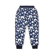 佳燦童裝兒童褲子加絨加厚女童寶寶防風(fēng)羽絨褲白鴨絨棉褲冬裝潮