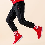 佳燦男童褲子春秋新款兒童潮韓版長褲洋氣 抓絨褲中大童童裝