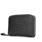 佳燦男士短款卡包鱷魚紋銀行信用卡夾卡套多卡位大容量牛皮錢包