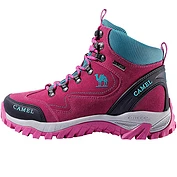 佳燦戶外登山鞋男女秋冬加絨保暖高幫防水防滑減震耐磨休閑徒步鞋