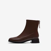 佳燦女鞋秋冬新款時(shí)尚冬靴細(xì)跟彈力英倫風(fēng)短靴女中跟粗跟靴子