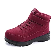 健足樂老人鞋 中老年人女靴冬 冬季新款防滑保暖舒適媽媽雪地靴女