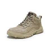 佳燦男鞋冬季新品真皮百搭低幫機能風(fēng)日常絨面質(zhì)感休閑工裝鞋