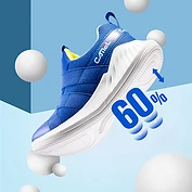 佳燦童鞋兒童運動鞋秋季新款時尚透氣網(wǎng)面鞋男童飛織鞋子