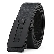 佳燦皮帶男自動扣真皮磨砂百搭腰帶青年牛皮簡約休閑年輕人潮褲帶